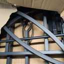 Metal Garden Arch, Heavy Duty Garden Trellis for Climbing Plants, with Enlarged Base for Stability, Ideal for Wedding Arches & Party Decorations, 55" W x 87" H