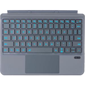 Keyboard for Surface Go 4 2023 / Surface Go 3 2021 / Surface Go 2 2020 / Surface Go 2018, 7-Color Backlight, Magnetic Detachable, Bluetooth Wireless Keyboar with Trackpad, Black Grey (gray)
