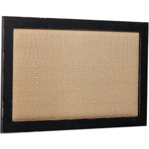 Black Framed Linen Cork Bulletin Board, Large Pin Boards for Walls 18 X 29 Inches, Vision Board Wall Organizer Display Board for Photos, Notice Message Board for Office Home Kitchen Decorative