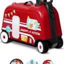 Radio Flyer 3-in-1 Happy Traveler Camper, Ride on Toy, Toddler Carry-On Storage, Ages 2-5