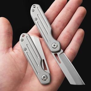 Folding Pocket Knife for Men, Keychain Knife Small Knife with Stainless Steel Blade, Mini Slim Knives EDC Gadgets for Everyday Carry, Great Gift for Men Women, 11 PCS