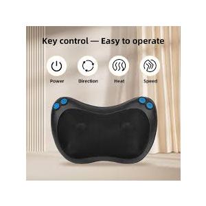 ACKIND Shiatsu Neck and Back Massager Pillow with Heat, Portable, EasytoClean, Massager for NPain Deep Tissue Kneading for Neck, Shoulder, Leg, Car and Home Use for Gift