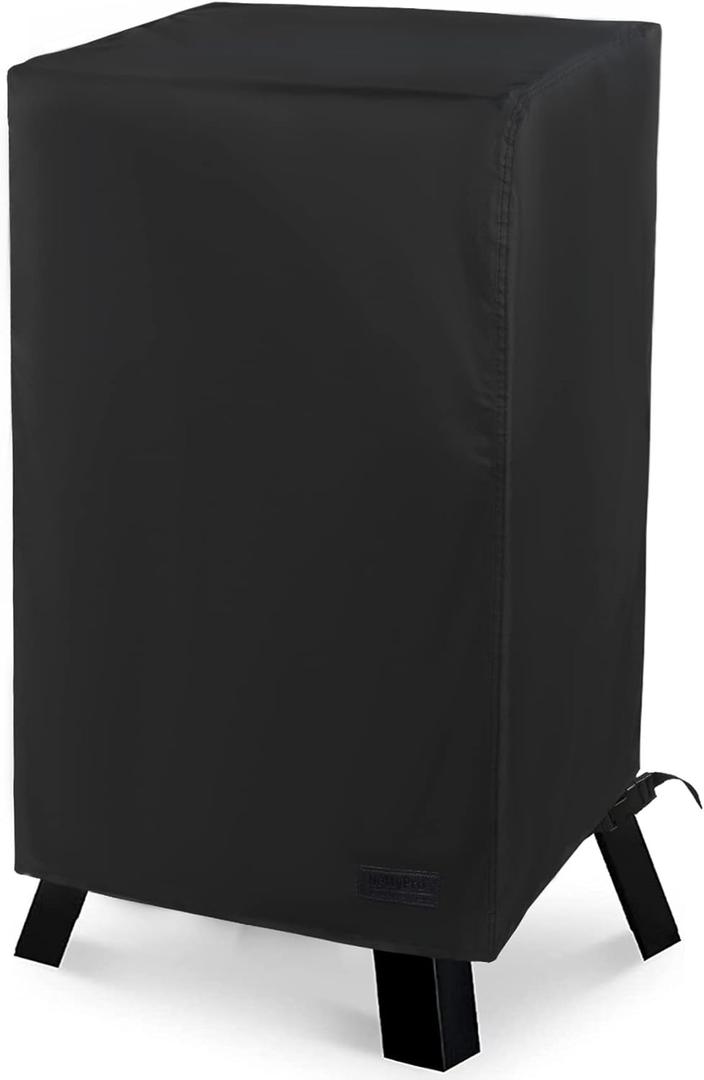 NettyPro Electric Smoker Cover 40 inch Heavy Duty Waterproof Vertical Smoker Cover for Masterbuilt Outdoor Square Grill Smoker, Black