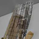 LazBlinds No Tools No Drill Cordless Bamboo Roman Shades, Privacy Window Treatment, Roll Up Bamboo Blinds for Windows 29'' W x 64'' H, Driftwood