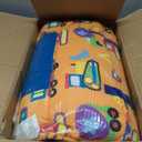 Wildkin Kids Original Nap Mat Cozy Kids Sleep Mat with Pillow, Ideal for School & Travel - Under Construction