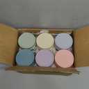 6 Pack Overnight Oats Containers with Lids and Spoons, 16 oz Glass Mason Overnight Oats Jars, Large Capacity Airtight Jars for Milk, Cereal, Fruit