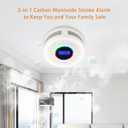 10-Year Battery Wireless Interconnected Smoke and Carbon Monoxide Detector, Smart Interlink Smoke CO Alarm with Digital Display, Fire and CO Combo Alarm for Home (2 Pack), EXP: 10 Yearsa After Installation