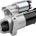 Starter Compatible with 99-03 Chevy S10 2.2L, 97-05 Malibu 3.1L, 00-05 Impala 3.4L, 97-01 Lumina 97-05 Buick Century 3.1L, 99-03 GMC Sonoma 2.2L, 01-05 Pontiac Aztek Grand Prix Am 3.4L 6491N