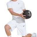 Nike Unisex Adult Everyday Cushioned Training Ankle Socks (6-Pack) (Medium, White/Black)