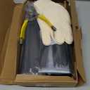 Stainless Steel Zip Ties Gun Set, with 300PCS Black Metal Zip Ties (100 Each of 6, 8, 11.8 Inch), Heavy Duty Fastening Cutting Tie Tool Sets for Chain Link Fence, Exhaust Pipes, Automotive