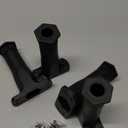 4PCS Adjustable Bed Frame Support Legs (5.1"-8.3"), Frame Center Slats Heavy Support Leg, Extra Durable Furniture Suport Feet, for Frame/Sofa/Dresser/Chair/Table, Legs Furniture Replacement Parts