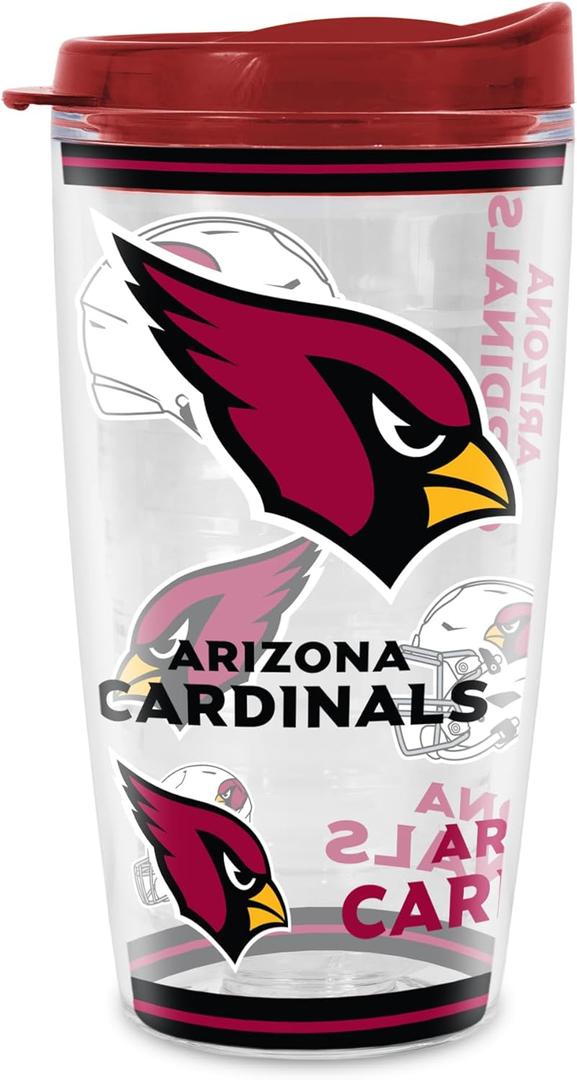 Rico Industries NFL Football Double Wall Mayhem 16oz Tritan Tumbler W Lid