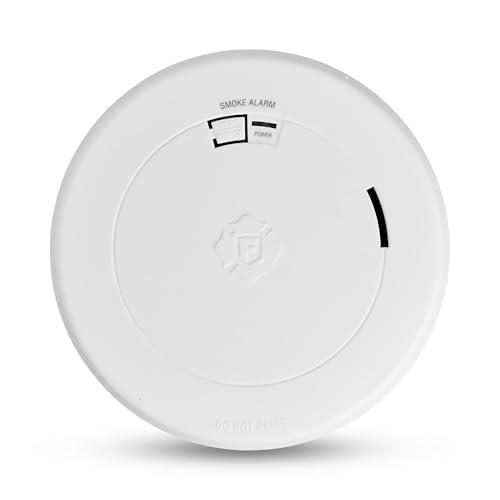 First Alert SM210, 10-Year Sealed Battery Smoke Alarm with Slim Profile Design, 1-Pack