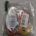 Winlyn Set of 6 Faux Fall Harvest Crochet Pumpkins Small Knit Pumpkins in Orange Yellow Green Brown Cream Rustic Farmhouse Pumpkins Foam Pumpkins for Thanksgiving Halloween Autumn Mantel Table Dcor