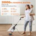 Vazone R6X Corded Stick Vacuum Cleaners for Home, 20Kpa Powerful Suction Stick Vacuum with 16Ft Cord, 2 in 1 Lightweight Handheld Vacuum Cleaner for Hardwood Floor Pet Hair