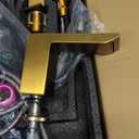 BESy Waterfall Roman Tub Faucets, Deck Mount Bathtub Faucets Set, Garden 3 Holes Two Handles Widespread Bath Tub Filler Tub Faucets with Valve, cUPC Supply Hoses, Brushed Gold