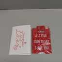 Artlunar Valentines Gifts for Her Him - Romantic I Love You Sign Funny Table Desk Valentines Day Decor for Birthday Wedding Aniversary Gifts (Red)