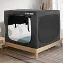 Bed Tent King Bed Canopy Tents for Kid and Adult - Portable Dream Tent Indoor Sleeping 93% Blackout Tents