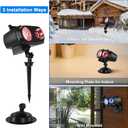 HAKUTA Christmas Projector Lights,HD Wave Ocean Effect LED Projector with 10 HD Slides (3D Ocean Wave +Patterns) and Remote Control for Christmas, Halloween, Thanksgiving