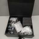 60th Birthday Gifts for Men Whiskey Glass Set of 12 Cool 1966 Birthday Gifts with Box Include Vintage 1966 Whiskey Glass Stones Baseball Cap Sock for Him, Dad, Husband, Friend