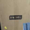 TydeCkare 20 Inch Carrry On Luggage with Front Zipper Pocket, 45L, Lightweight ABS+PC Hardshell Suitcase with TSA Lock & Spinner Silent Wheels, Convenient for Business Trips, Ice Blue