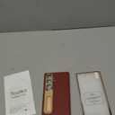 for Samsung Galaxy Z Fold 7 Phone Case,Luxury Genuine Leather,Full Body Hinge Protection,Built-in Screen Protector,Kickstand Slim Phone Cover for Galaxy Z Fold7 (Red)