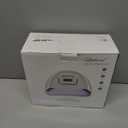 UV Gel Nail Lamp,150W UV Nail Dryer LED Light for Gel Polish-4 Timers Professional Nail Art Accessories,Curing Toe Nails (White)