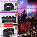 4HEAD Electric Confetti Launcher Confetti Shooter with Wireless Remote for DJ Party Nightclub Wedding Stage Concert Event Show