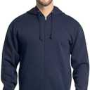 Fruit of the Loom Eversoft Fleece Full Zip Hoodie Sweatshirt S