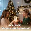 Christmas Gift for Sister  Mason Jar Night Light, LED Glass Jar with Rustic Twine & "For You" Tag, Sentimental Keepsake Lamp, Sister Gifts from Sister or Brother, Cute Home Dcor, Birthday. (Stellar)