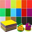 Thenshop 108 Sheets Colored Corrugated Cardboard 8.3 x 11.7 Inches Bright Corrugated Paper Sheets Decorative Paper for DIY Art Crafts Signs Projects, 18 Colors