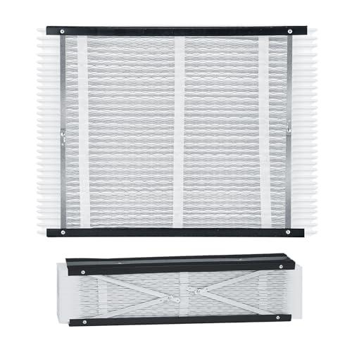VEVOR 20 x 25 x 4 Furnace Filter, MERV 16 HVAC Ac Filters,12-Month Electrostatic Pleated Air Conditioner Filters, 2-Pack (Actual Size: 20.47" x 25.20" x 3.98") for Capturing Dust, Smog, Pet Dander
