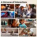Loona Robot Pet Dog ChatGPT-4o Smart AI-Powered Companion Voice & Gesture Control, Real-Time Interaction Robotics Toys for Kids, Home Monitoring - Includes Charging Dock