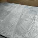 Blissful Diary Ultra Soft Baby Play Mat, 50x50 Floor Mat with Removable & Washable Slip-On Cover for Babies and Toddlers Infants, Light Grey