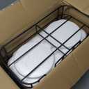 1 Gallon Glass Drink Dispensers for Parties, 2PACK Beverage Dispenser with Stand, Ice Cylinder and Stainless Steel Spigot 100% Leakproof, Beverage Dispenser for Lemonade Sun Tea