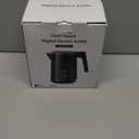 Electric Kettle 1.0L 1200W, 7 Temp Settings, 4H Keep-Warm, Fast-Boil Stainless Steel Electric Tea Kettle, 120V Water Boiler with Auto-Shut Off, Cool Touch PP Exterior for Home Office, Black