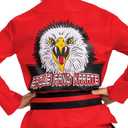 Disguise Boys Cobra Kai Eagle Fang Kids Costume, Official Cobra Kai Cosutme Gi With Belt and Pants (L (10-12))