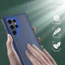 ONOLA Compatible with Samsung Galaxy S24 Ultra Case with HD Screen Protector, Heavy Duty Shockproof & Dropproof 3-Layer Cover Phone Case,DarkBlue