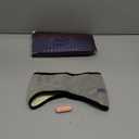 Sleep Mask with Adjustable Heads, Earmuffs for Sleep, Ear Warmers for Men & Women, 2 in 1 Ear Mask and Eye Cover, Comfortable & Soft for Side Sleepers (Grey)