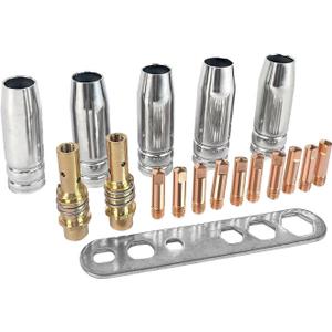 18pcs Mig Welding Tips Accessories Welding Supplies Contact Tip For Mig Welding Gun (0.035in_Combo1)