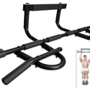 Yes4All Heavy Duty Wall Mounted Pull Up Bar, Over Door Pull Up Bar for Doorway, Multi Grip Chin Up Bar, Sturdy Strength Training Bars & Durable Gym Bar for Home Exercise 
