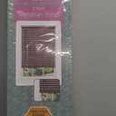 Cordless Room Darkening Venetian Blind - 36 Inch Width, 64 Inch Length, 2" Vinyl Slat Size - Mahogany - GII Luna Light Filtering Horizontal Mini Windows Blinds for Interior by Achim Home Decor