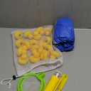 Duck Matching Game Toys for Kids - 18 Plastic Ducks with Numbers,34" x 7" Kiddie Pool | Storage Bag, 2 Nets - Fun Memory Games - Water Outdoor Game for Children,Preschoolers,Birthday Party Carnival