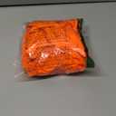 ATHX Kids High Stretch Spandex Halloween Cosplay Bodysuit Costume Open Face Unitard Child Full Body Skin Suit Zentai Suit (Large, Orange)