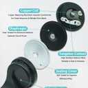 NEOGET Car Horns Compatible with Mercedes Benz, Multifunction 12V Loud Plug and Play Waterproof High Low 2 Tone Horn Kit (Replacement for Benz)