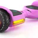 Gyroor Self Balancing Scooter New G13 All Terrain Balancing Scooter with LED Lights & 500W Motor, Self Balancing Off Road with Bluetooth for Kids ages 6-12 and Adults (Pink)