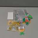 Threehoney 24 Set Valentine Coworker Gift Acrylic Vegetable Fruit Hanging Ornament for Valentines Office Exchange with Funny Support Card Thank You Gift for Employee Team Nurse Teacher