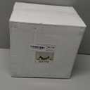 PULOTE 100PCS White Plastic Plates Disposable - Heavyweight 50 White Dinner & 50 Dessert/Salad Plates for Wedding, Party