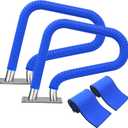 Pool Handrail Covers with Zippers 4 6 8 10 Ft Inground Swimming Pools Hand Rail Cover, Anti-Slip Cool Touch Heat Resistant, Blue, Non Slip Swim Pool Railing Ladder Stair Handle Grip (8 Feet 2 Pcs)