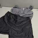 Tankini Two Piece with Shorts - Womens Tummy Control Swimsuit with Pockets Bathing Suit with V-Wire Boy Shorts Swimwear 2025 (X-Large, Striped)